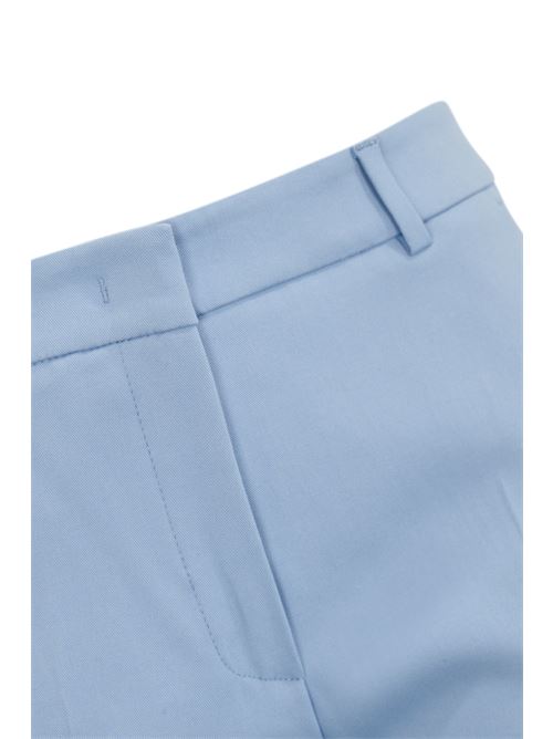 Pantalone a sigaretta Vite in cotone stretch Celeste WEEKEND MAX MARA | 2515131021600009